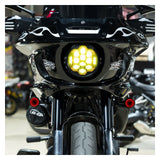 Faro delantero LED Goldtooth de 7" de alto rendimiento HogWorkz para Harley Low Rider ST 2022-2026