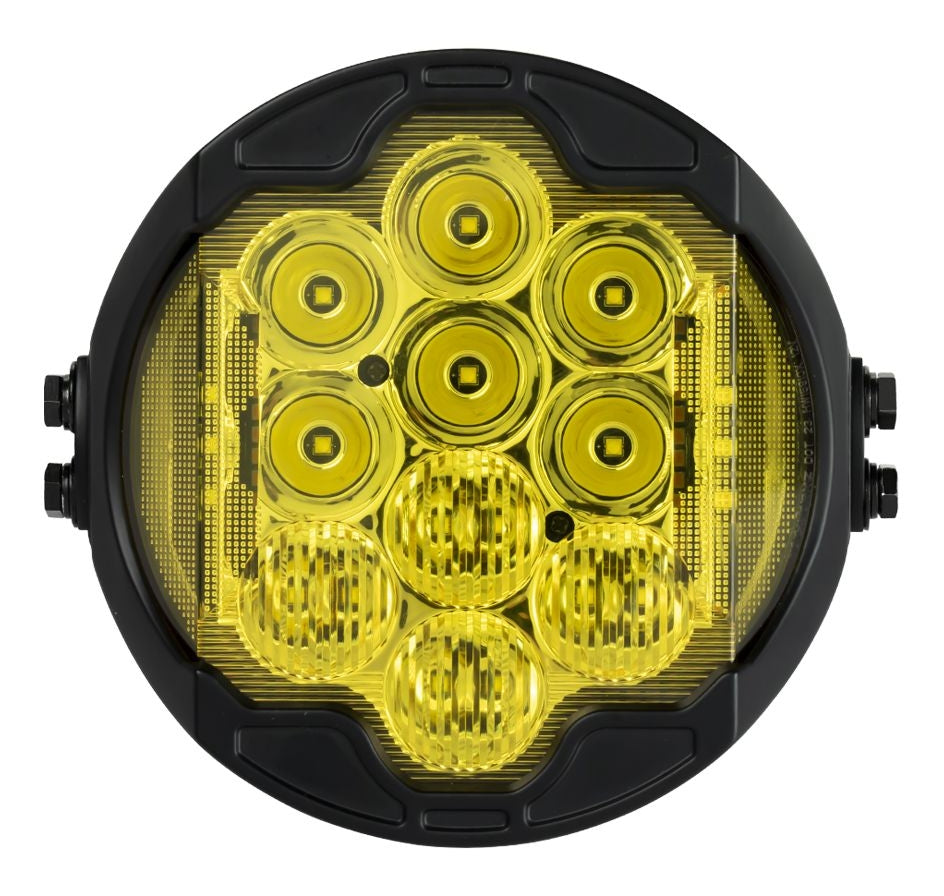 Faro delantero LED Goldtooth de 7" de alto rendimiento HogWorkz para Harley Low Rider ST 2022-2026