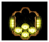 Faro delantero LED Goldtooth de 7" de alto rendimiento HogWorkz para Harley Low Rider ST 2022-2026