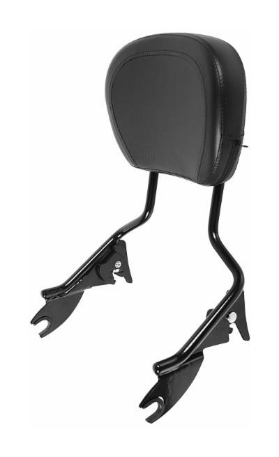 Respaldo y barra de respaldo desmontables HogWorkz para Harley Touring 2009-2025