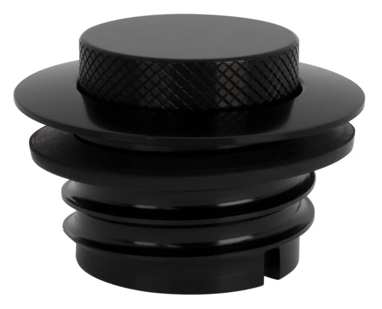 Tapón de gasolina emergente de montaje empotrado HogWorkz para Harley 2011-2026, negro [Caja abierta]