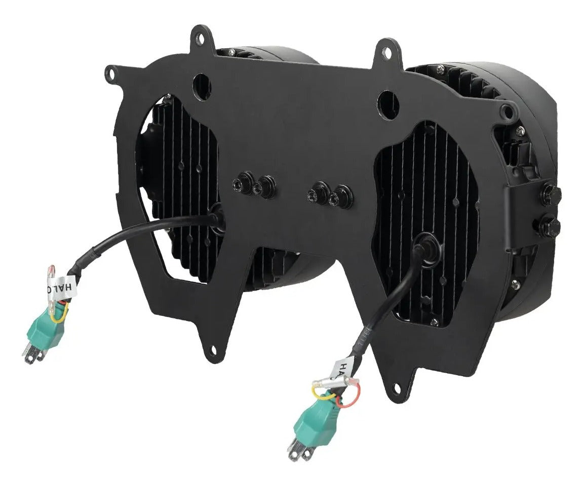 Faro LED de alto rendimiento Goldtooth de HogWorkz para Harley Road Glide 2015-2025