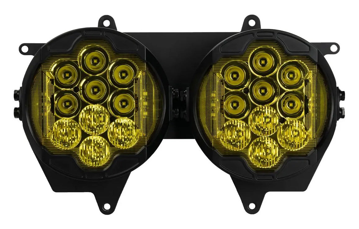 Faro LED de alto rendimiento Goldtooth de HogWorkz para Harley Road Glide 2015-2025