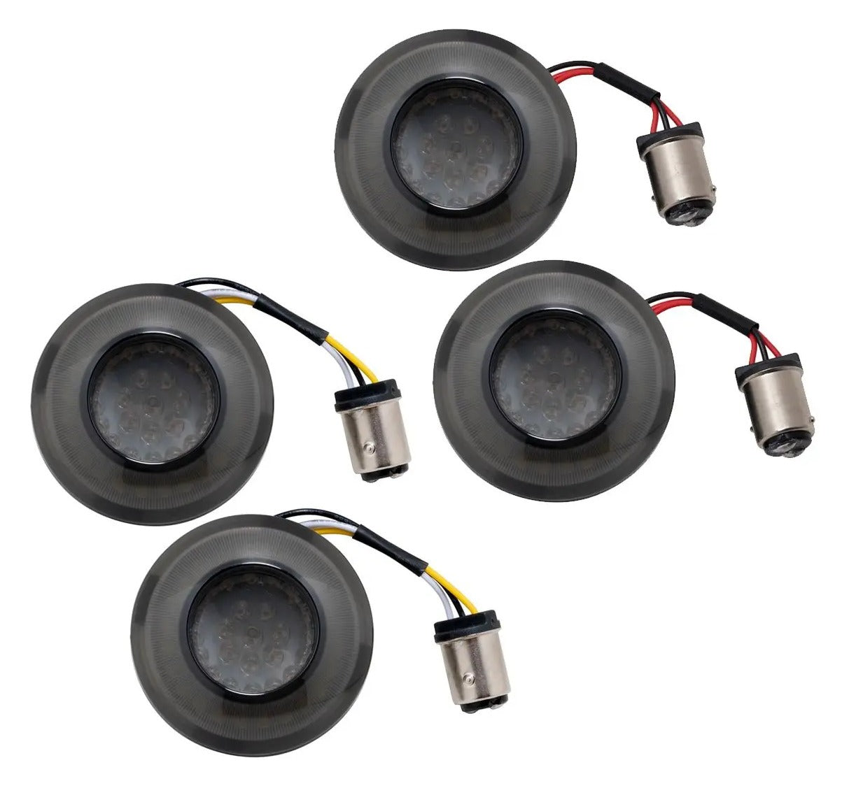 Intermitentes LED delanteros y traseros Halomaker de HogWorkz para Harley 2000-2025