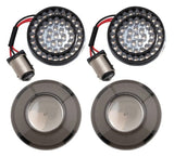 Intermitentes LED delanteros y traseros Halomaker de HogWorkz para Harley 2000-2025