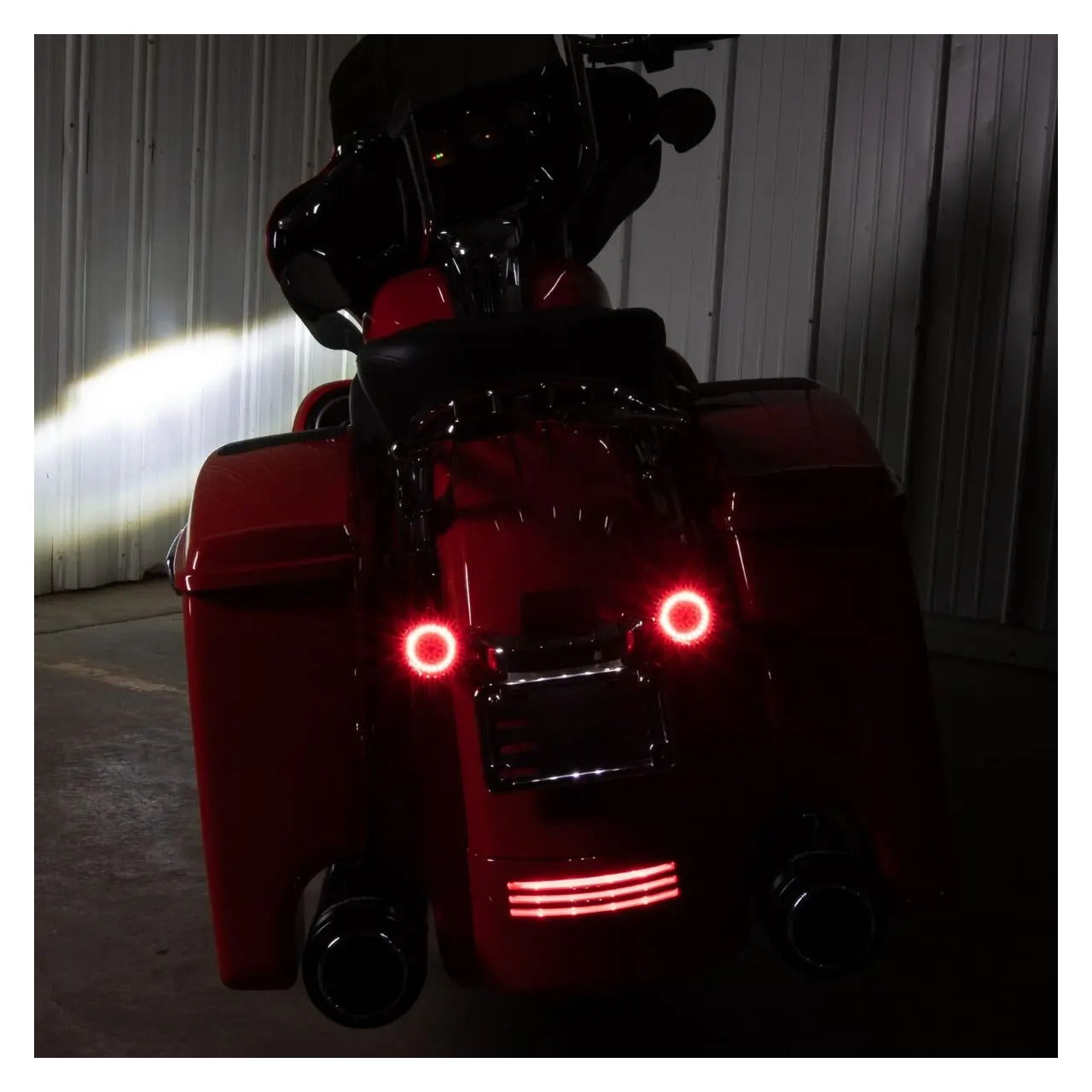 Intermitentes LED delanteros y traseros Halomaker de HogWorkz para Harley 2000-2025