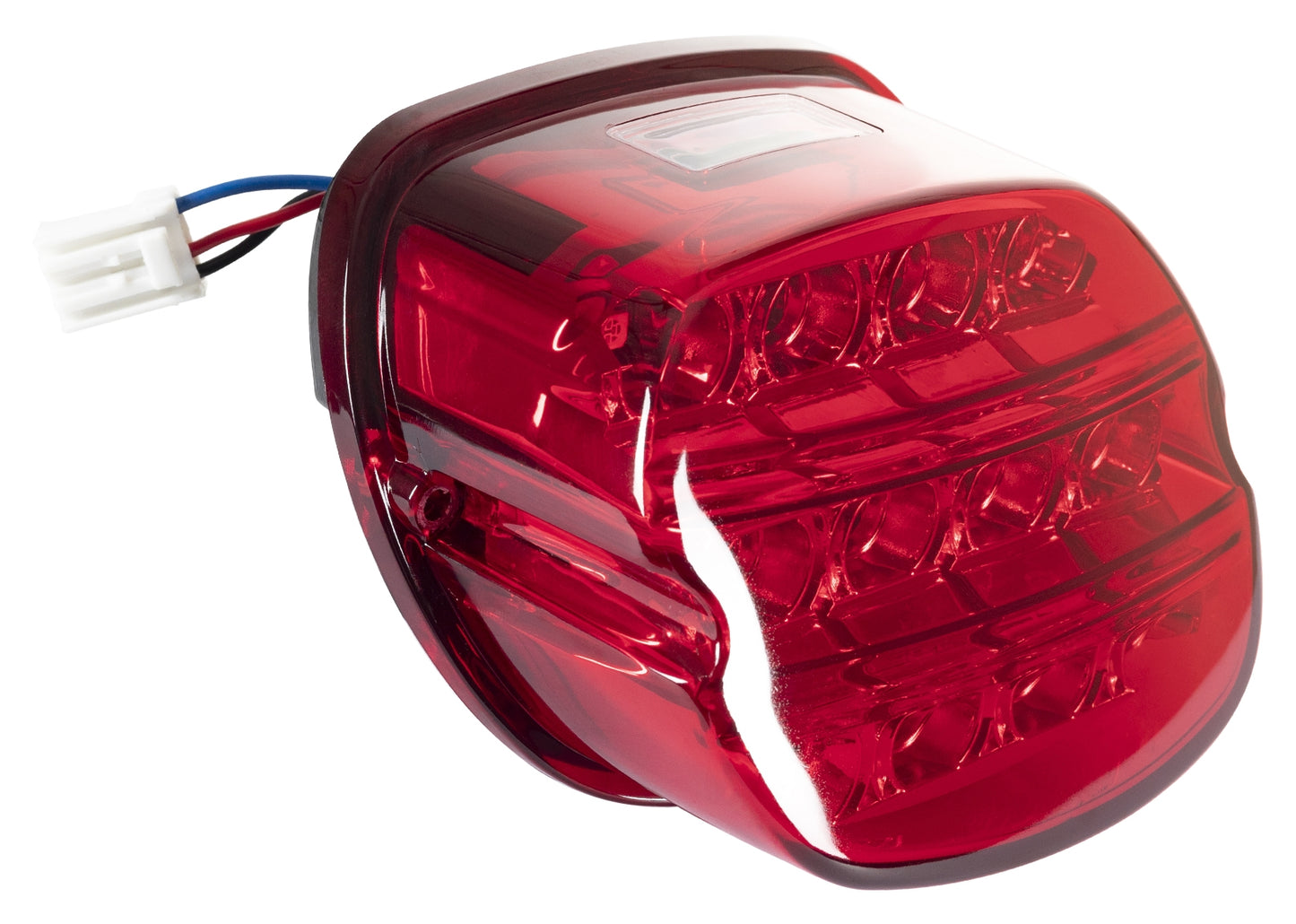 Luz trasera LED HogWorkz Xtreme con luz de matrícula para Harley 1999-2026