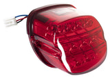Luz trasera LED HogWorkz Xtreme con luz de matrícula para Harley 1999-2026