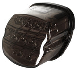 Luz trasera LED HogWorkz Xtreme con luz de matrícula para Harley 1999-2026