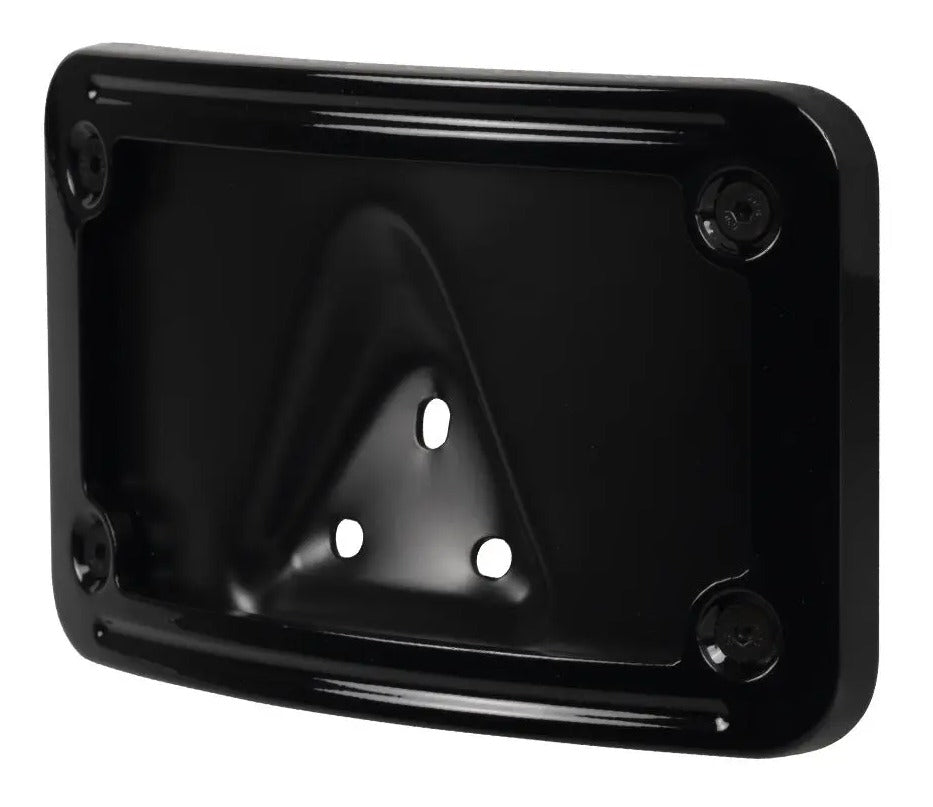 Soporte de matrícula curvo/planchado HogWorkz para Harley 1973-2026