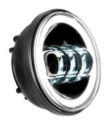 Kit de faros delanteros LED Halomaker de 7" y luz de cruce de 4 1/2" de HogWorkz para Harley 1994-2025