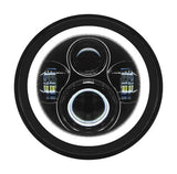 Faro delantero LED Halomaker de 7" de HogWorkz para Harley 1994-2025