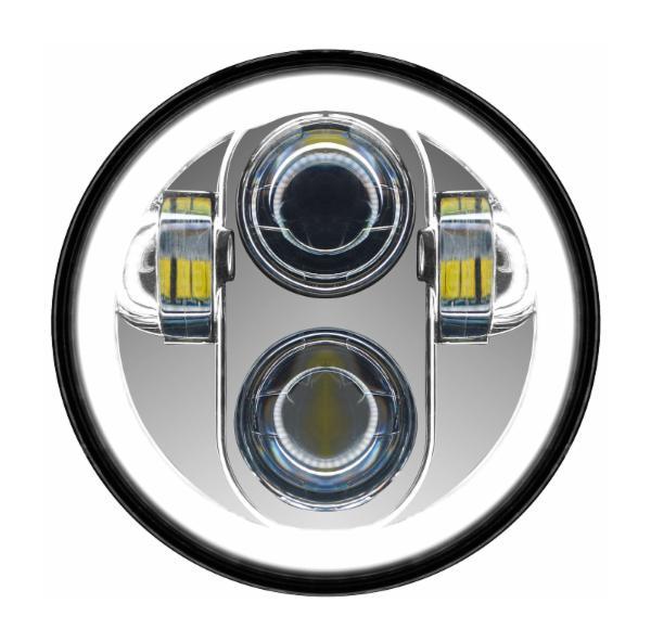 Faro delantero LED Halomaker de 7" de HogWorkz para Harley 1994-2025