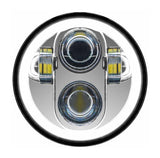 Faro delantero LED Halomaker de 7" de HogWorkz para Harley 1994-2025