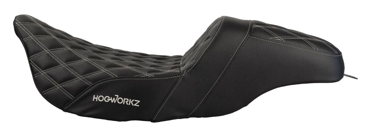 Asiento HogWorkz Rise Up Double Diamond para Harley