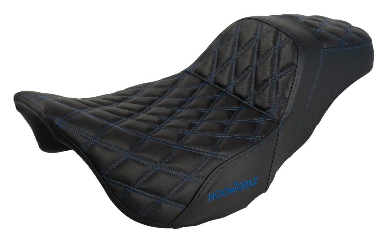 Asiento HogWorkz Rise Up Double Diamond para Harley
