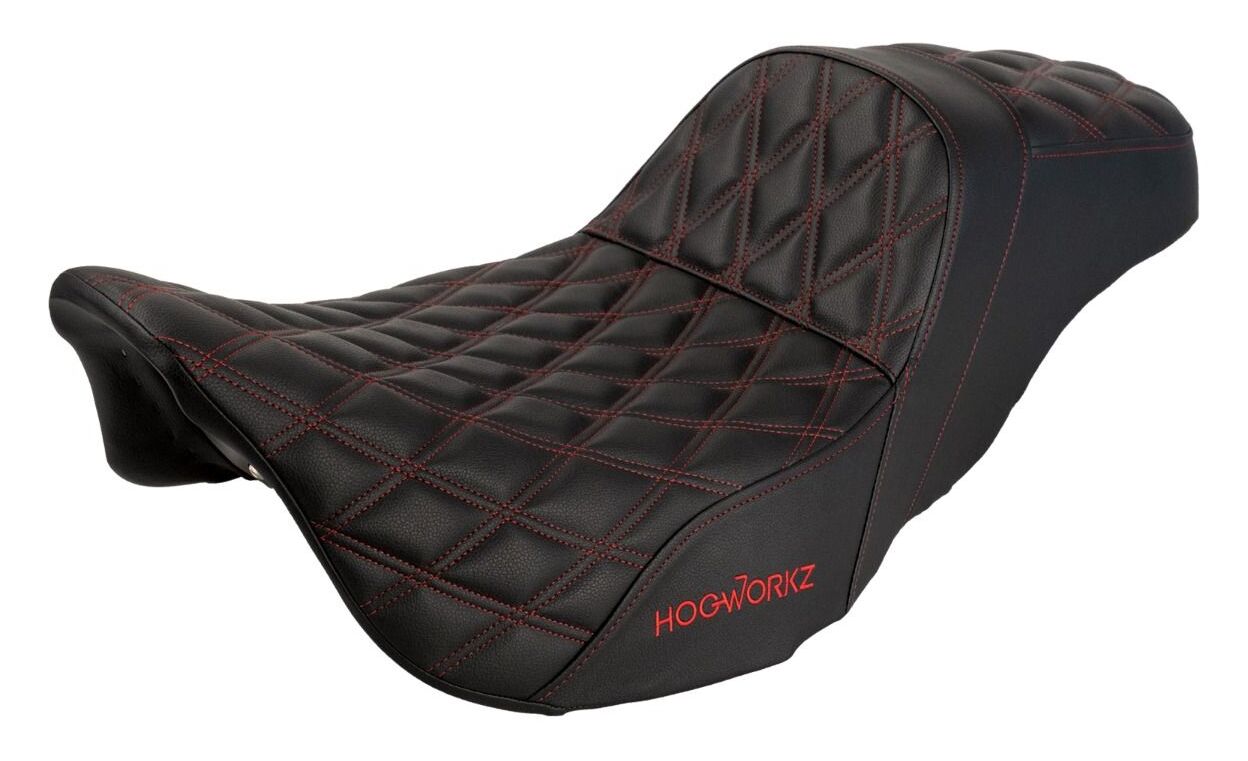 Asiento HogWorkz Rise Up Double Diamond para Harley