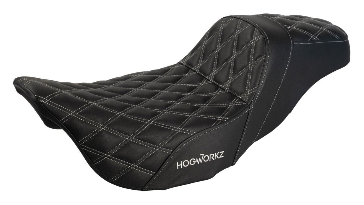 Asiento HogWorkz Rise Up Double Diamond para Harley