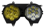 Faro LED Sabertooth de alto rendimiento HogWorkz para Harley Road Glide 2015-2025