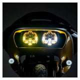Faro LED Sabertooth de alto rendimiento HogWorkz para Harley Road Glide 2015-2025