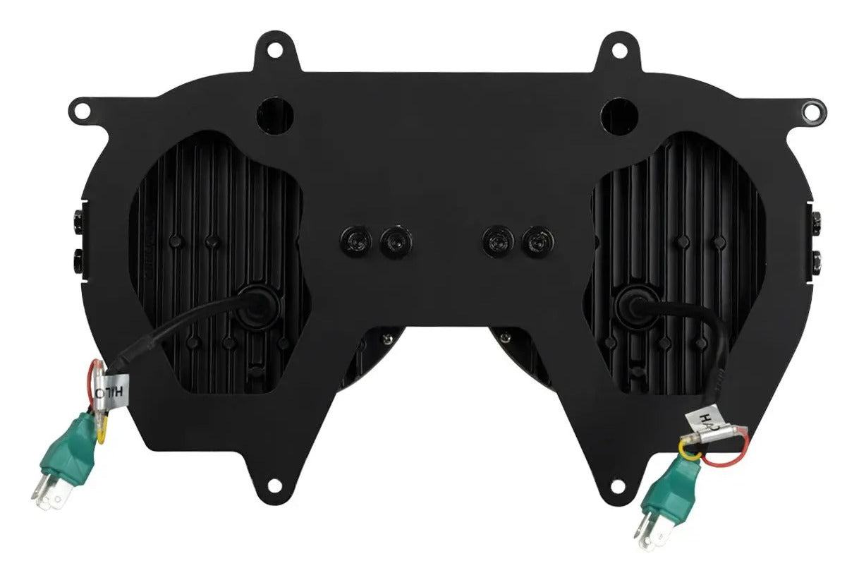 Faro LED Sabertooth de alto rendimiento HogWorkz para Harley Road Glide 2015-2025