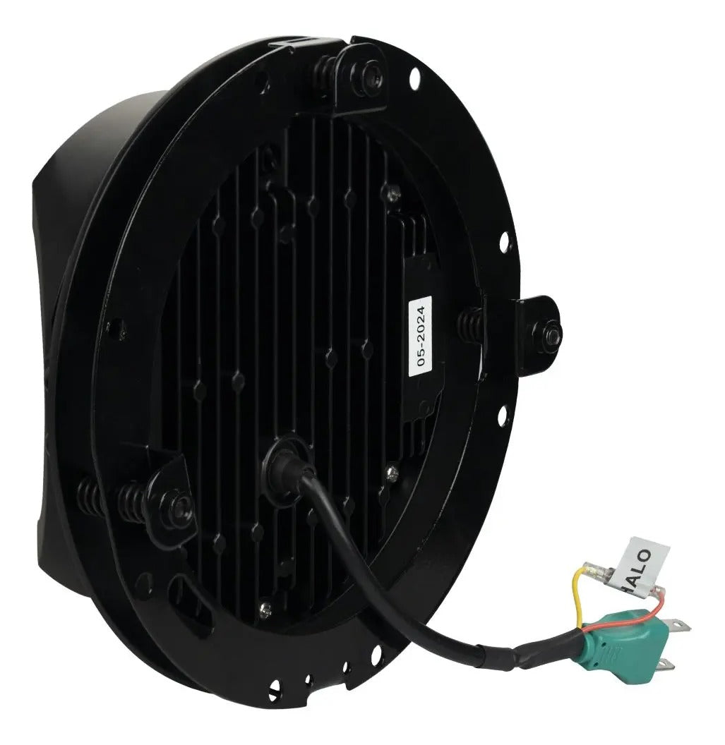Faro delantero LED de alto rendimiento HogWorkz Silvertooth de 7" para Harley Touring (1994-2025)