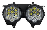 Faro LED de alto rendimiento Silvertooth de HogWorkz para Harley Road Glide 2015-2025