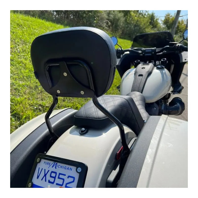 Respaldo Sissy Bar desmontable HogWorkz para Harley Low Rider / Sport Glide 2018-2026