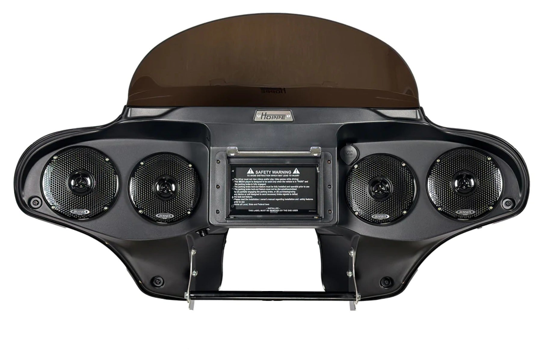 Carenado de audio Hoppe Industries Quadzilla 2.0 para Harley
