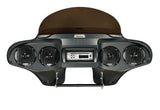 Carenado de audio Hoppe Industries Quadzilla 2.0 para Harley