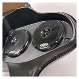 Carenado de audio Hoppe Industries Quadzilla 2.0 para Harley