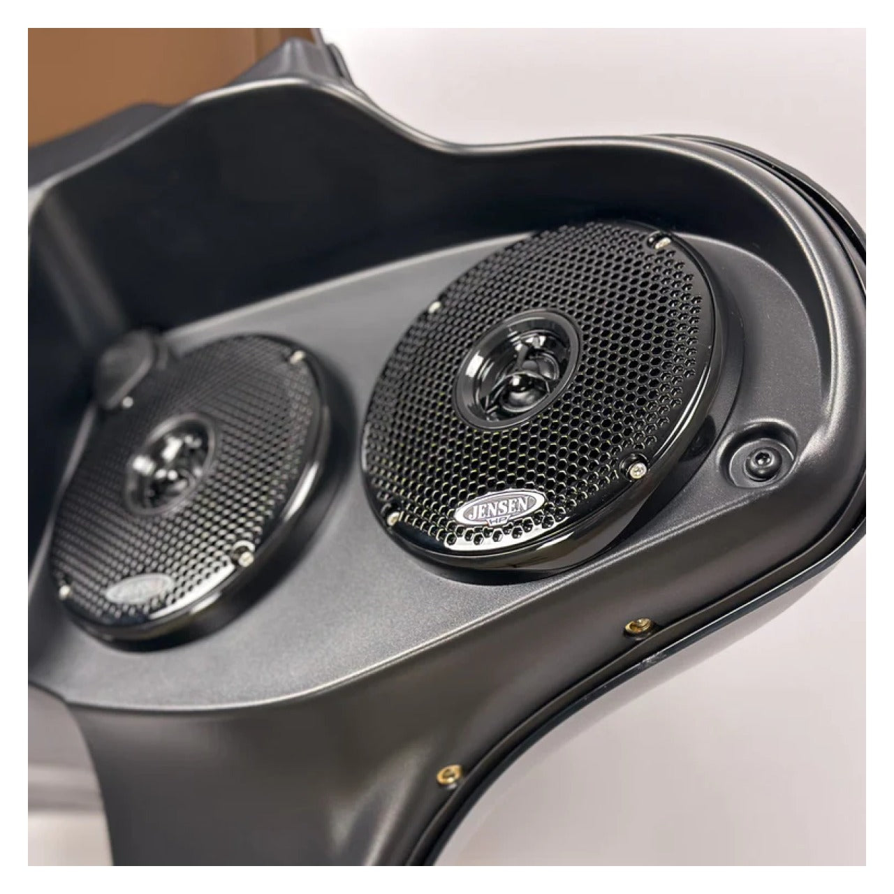 Carenado de audio Hoppe Industries Quadzilla 2.0 para Harley