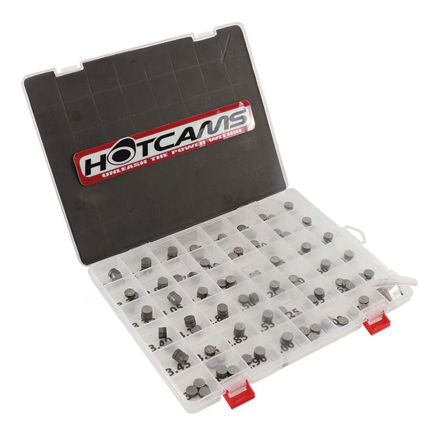 Kit de calzas para válvulas Hot Cams para Honda, Kawasaki, Suzuki y Yamaha (1998-2019)