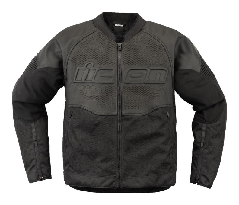 Icon Overlord 3 Chaqueta de cuero