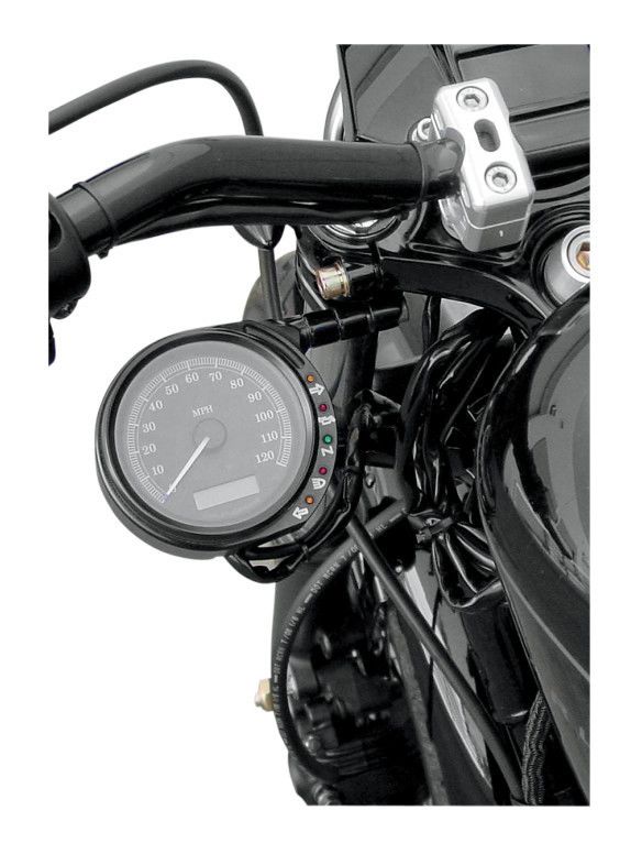 Soporte de reubicación del velocímetro LED Joker Machine para Harley