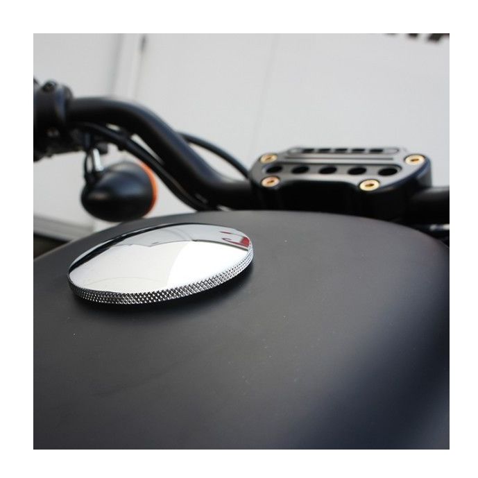 Tapón de gasolina moleteado Joker Machine para Harley 1996-2018