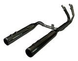 Sistema de escape Dominator 2 en 2 de Khrome Werks con silenciadores de 4-1/2" para Harley