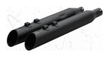 Silenciadores deslizantes Khrome Werks HP Plus de 4" para Harley Touring