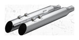Silenciadores deslizantes Khrome Werks HP Plus de 4" para Harley Touring