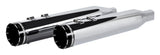 Silenciadores deslizantes Khrome Werks HP-Plus de 4,5" con punta trazadora para Harley Touring 2017-2026