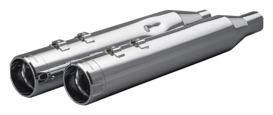 Silenciadores Khrome Werks HP-Plus de 4,5" con punta clásica para Harley Touring (2017-2026)