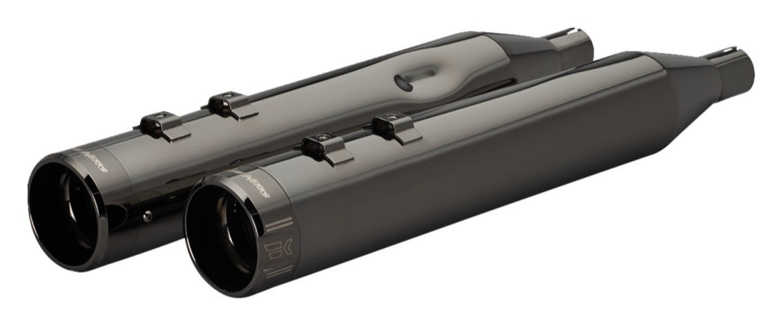 Silenciadores Khrome Werks HP-Plus de 4,5" con punta clásica para Harley Touring (2017-2026)
