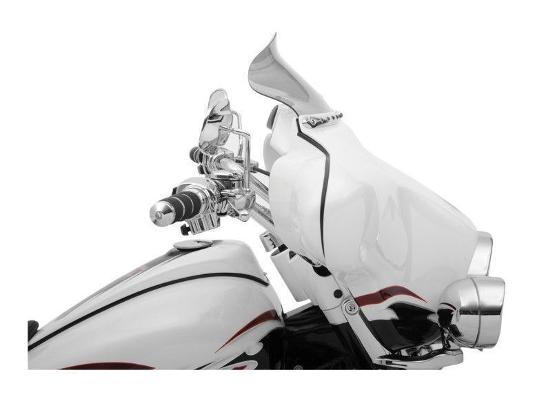 Parabrisas Klock Werks Flare para Harley Electra Glide / Street Glide 1996-2013, tintado, 8,9 cm de alto [Previamente instalado]