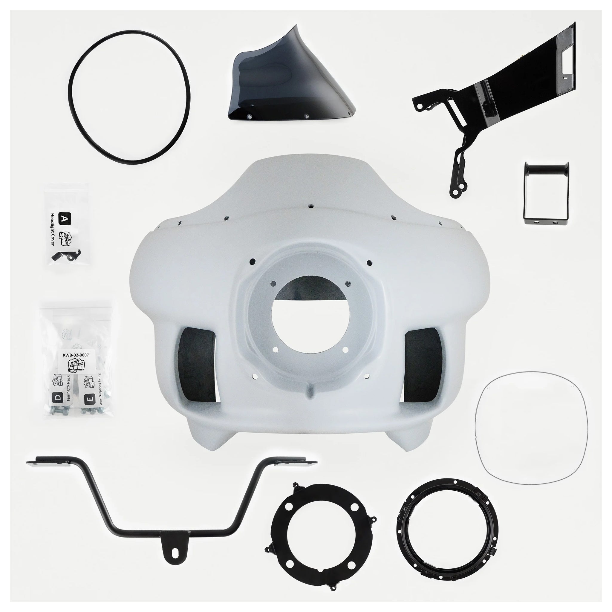 Kit de carenado estilo FXRP de Klock Werks para Harley