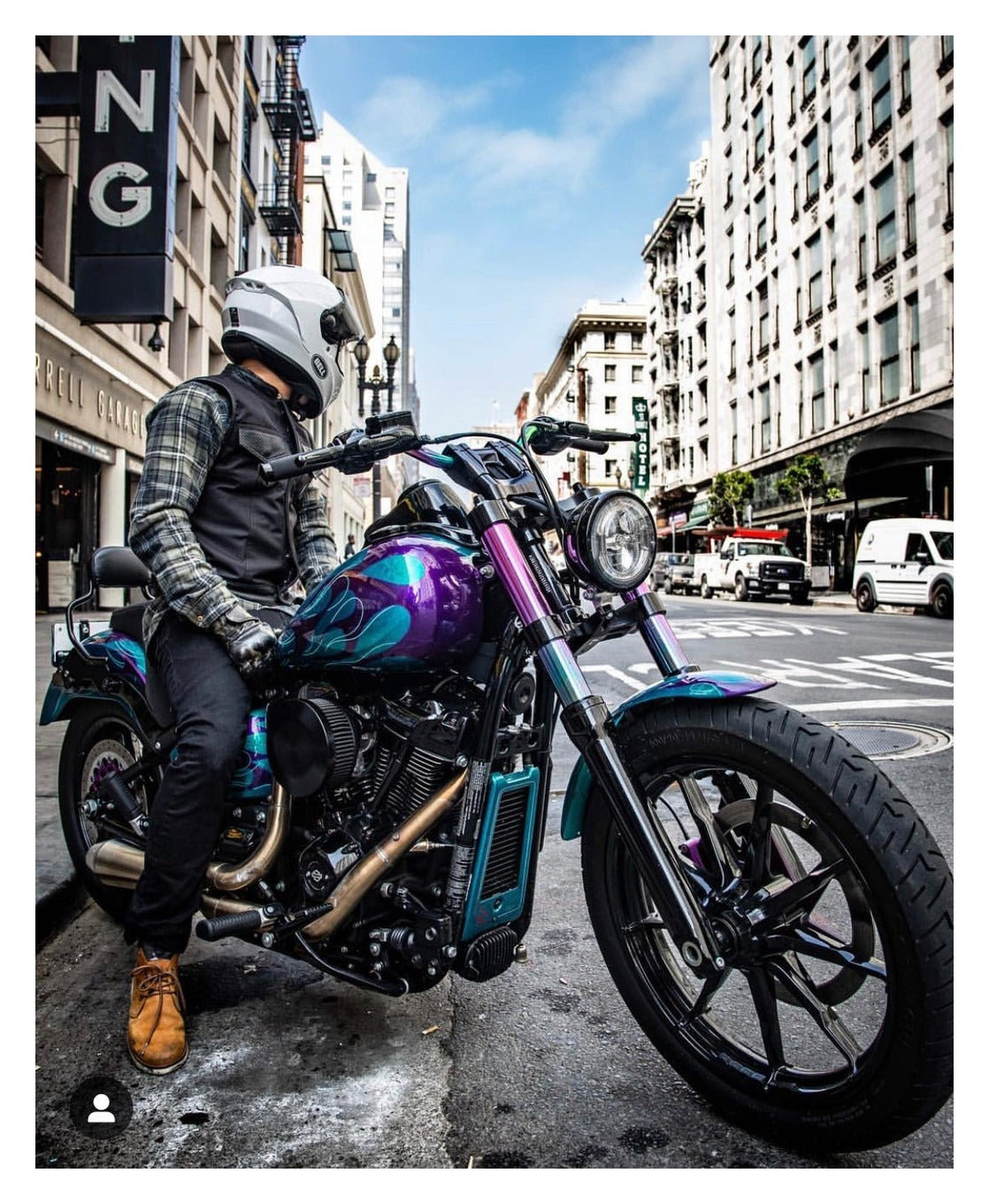 Elevadores de retroceso aislados Kraus para Harley