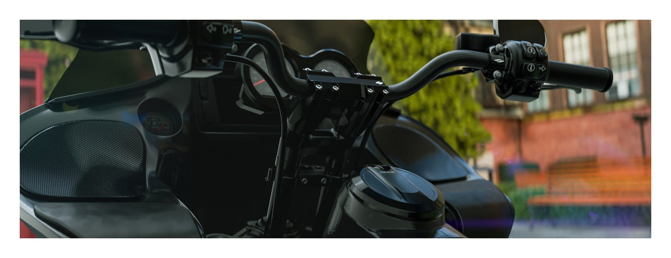 Elevadores de retroceso aislados Kraus para Harley