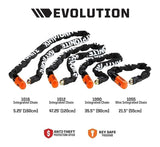 Candado de cadena integrado Kryptonite 1012 Evolution Series 4