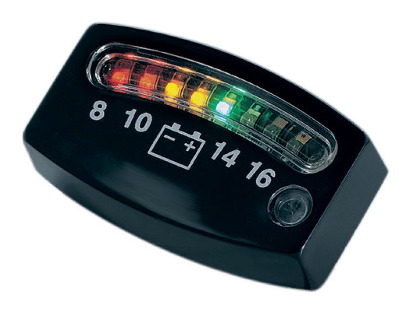 Indicador de batería LED de 12 voltios Kuryakyn
