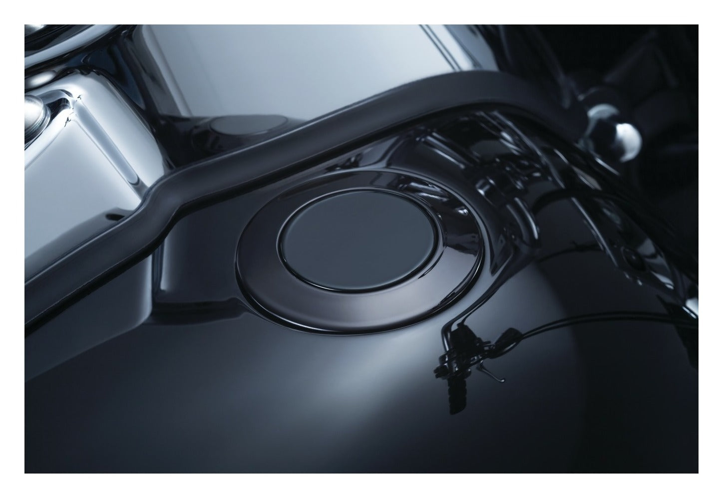 Tapón de gasolina ventilado emergente Kuryakyn para Harley