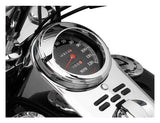 Anillo embellecedor de velocímetro Kuryakyn con visera para Harley 1968-2026